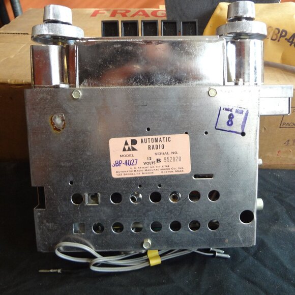 1964 BUICK Special AUTOMATIC RADIO All Transistor Push Button Radio Mo. SBP-4027 - Picture 5 of 8